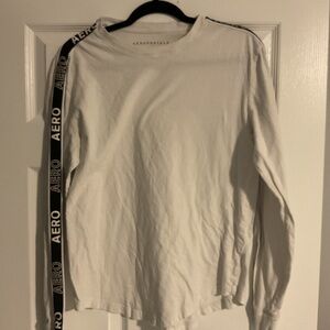 Aeropostale White Long Sleeve Shirt